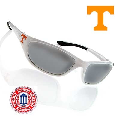 Wholesale white Frame Sunglasses Officially Licensed University Tennessee Logo