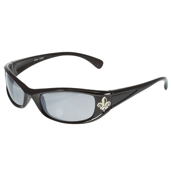 Wholesale orleans Saints sunglasses black frames dark gray lenses