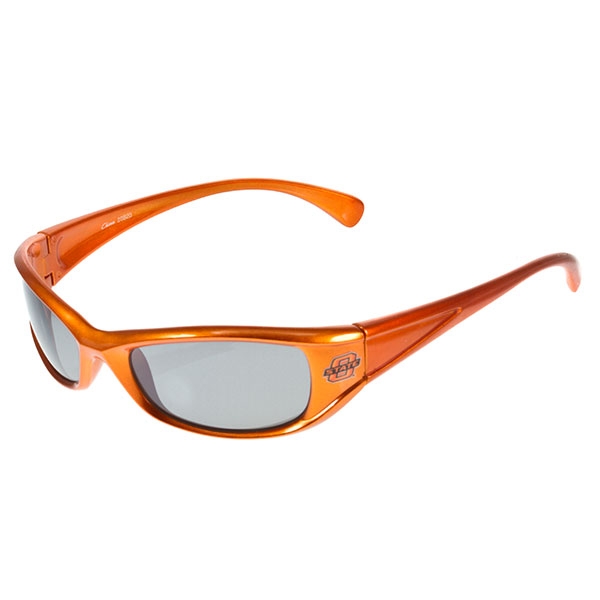 Wholesale deep orange lucite sunglasses Oklahoma State logo